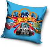 Hot Wheels Race Sierkussens - Kussen - 40 x 40 inclusief vulling - Kussen van Polyester - KledingDroom®