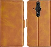 Sony Xperia Pro-I Hoesje - MobyDefend Luxe Wallet Book Case (Sluiting Zijkant) - Lichtbruin - GSM Hoesje - Telefoonhoesje Geschikt Voor: Sony Xperia Pro-I