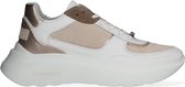 Shabbies 101020118 Lage sneakers - Leren Sneaker - Dames - Beige - Maat 38