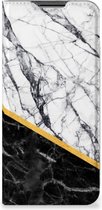 GSM Hoesje OPPO A54 5G | A74 5G | A93 5G Mobiel Case Marble White Black