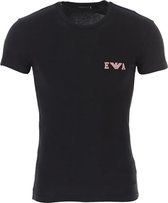 Emporio Armani Bold Monogram Heren T Shirt Zwart S