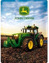 3D metalen wandbord "John Deere" 30x40cm