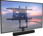 Cavus WME105 CFSBB Support mural rotatif pour téléviseur et support suspendu adapté pour Sonos Beam Black & VESA Tv - 35 kg