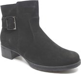 Hartjes 172.0238/99 01.00  enkellaars zwart nubuck maat 8