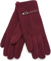 Zachte Handschoenen - Dames - One Size - Touchscreen Tip - Bordeaux