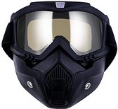 Motorfietsbril, motorcross, maskers, motorfietsen, zonnebril, motorfiets-veiligheidsbril, stofbescherming bril, afneembaar gezichtsmasker, winddicht voor outdoor, fiets, cross off-