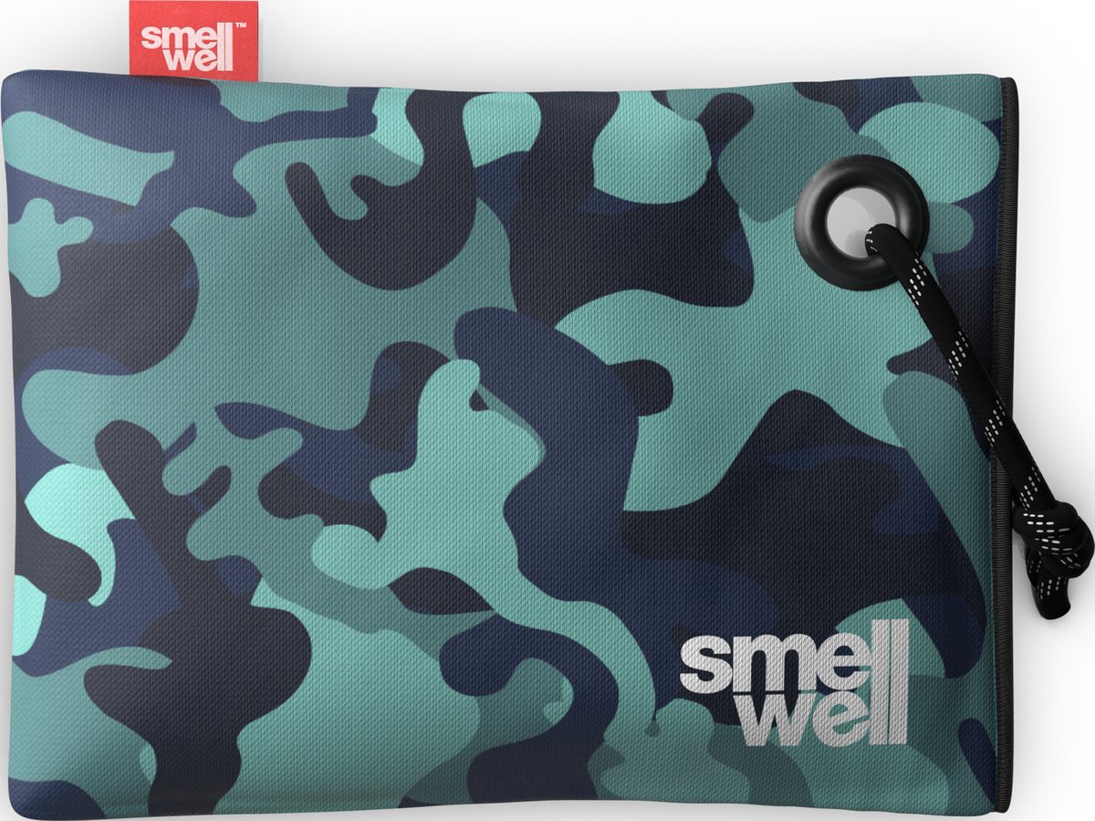 SmellWell - Maxi Camo - geur en vochtvreter - sporttas - auto - kledingkast - schoenenkast - koffer
