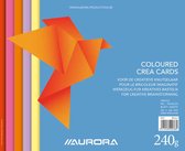 Aurora Crea Cards/Tekenvellen A3 - 6 kleuren - Pak van 5