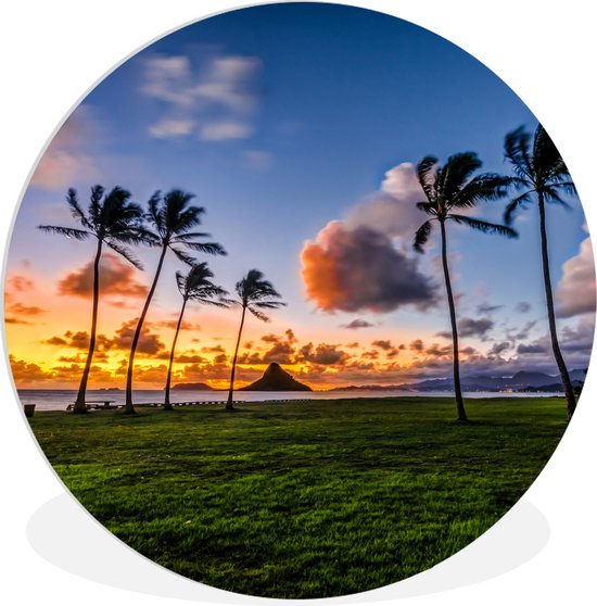 Tenture Murale Coucher de Soleil - Paix et Inspiration Tropicale