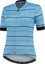 Rogelli Stripe Fietsshirt - Korte Mouwen - Dames - Blauw - Maat L