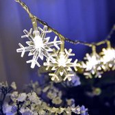 Dailyiled - Sneeuwvlokken - Kerstverlichting - 40 Led - Koud wit - 6m - Slinger