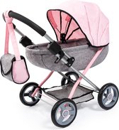 Bol.com Bayer - Poppenwagen Cosy - Grijs met vlinders (12733AA) aanbieding Bol.com Bayer - Poppenwagen Cosy - Grijs met vlinders (12733AA) aanbieding