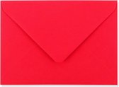 Rode C5 enveloppen 16,2 x 22,9 cm 100 stuks