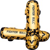 Fighter Bull FX-795 Scheenbeschermer Zwart Goud L/XL