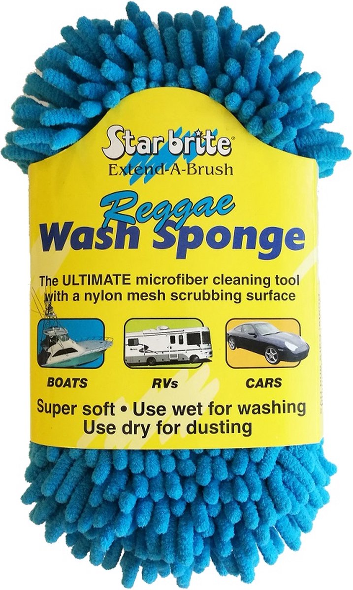 Star brite SET Microfiber Washandschoen + Spons XL | Camper, Caravan & Boot