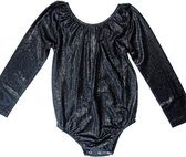 Little koekies - Glamour romper Zwart 86/92 - kerstoutfit - baby kerstkleding - Baby Cadeau  - kraamcadeau - feestelijke outfit baby