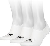 Calvin Klein Sokken Footie High Cut 3-Pack Wit