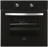 CONTINENTAL EDISON CEFMP7VB2 -Ingebouwde multifunctionele elektrische oven met gepulseerde warmte-64L-Pyrolyse-A-Zwart