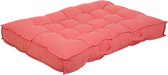 Palletkussen BAILA - katoen en polyester - 80x120x15 cm - Rood-oranje