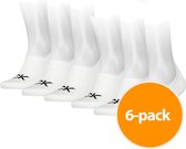 Calvin Klein Sokken Footie High Cut 6-Pack Wit