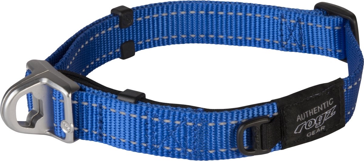 Rogz Utility Safety Halsband Blauw Hondenhalsband