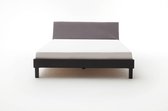 Boston metalen bed hoofdeinde ruitmotief 180x200 cm