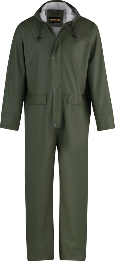 Foto: St rvik vaasa pu regenoverall heren spuitoverall maat xl donkergroen