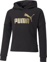 PUMA Essential+ Logo Cropped Meisjes Trui - Maat 128