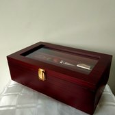 Geschenkkist met accessoires voor 1 fles (3) en 2 flessen (2)