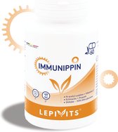 Immunippin |60 plantaardige capsules | Echinacea + Shiitake + Propolis + Vitamine C + NAC | Versterkt de immuniteit | Versterkt het natuurlijke afweersysteem | Made in Belgium | LE