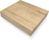 Eiken plank 20 x 20 cm recht - Massief eiken plank - Eiken plank - Eikenhout