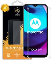 2-Pack Motorola Moto E20 Screenprotectors - MobyDefend Case-Friendly Screensaver - Gehard Glas - Glasplaatjes Geschikt Voor Motorola Moto E20