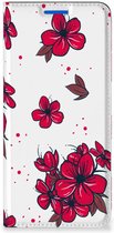 Smartphone Hoesje OPPO Reno6 5G Mobiel Cover Blossom Red