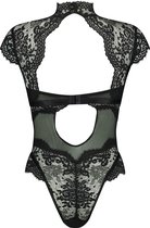 Hunkemöller Dames Lingerie Body Emily  - Zwart - maat XS