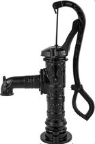 Dakta® Handpomp met Wandvlens | Waterpomp | Membraanpomp | Handmatig | Hevelpomp | Klassiek | Zwart