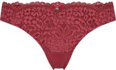 Hunkemöller Dames Lingerie String Rose  - Rood - maat M