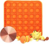 Fidget toys pakket | pop it | cable bites | Pokemon | oranje