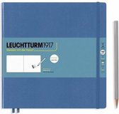 Schetsboek - Tekenboek - Gebonden - Denim - 22,5x22,5cm - 150gr - 112 blz - Leuchtturm 1917 - 1 stuk