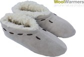 WoolWarmers - Spaanse Sloffen - Beige - Unisex - 100% Wol Maat 40