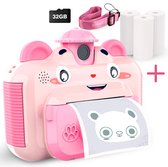 YE Digitale Kindercamera 2023 Model HD 1080P 32 GB Inclusief SD Kaart – Nederlands - Fototoestel Voor Kinderen – Extra veilig - Vlog Camera – Nederlandstalig – USB Oplaadbaar – Dig