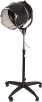 Dakta® Droogkap | op Wieltjes | 900W | Permanenten | tot 70 Graden | Föhn | Hoogte Verstelbaar | Timer | Zwart