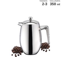 Cafetière, 350 ml, Dubbelwandig – Weis