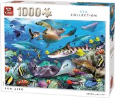 King Puzzel 1000 Stukjes (68 x 49 cm) - Sea Life - Legpuzzel Dieren