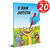 Portugees De Goede Tekenaar Evangelisatie boekje - 20 stuks