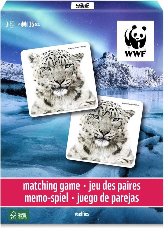 WWF Memo Geheugenspel - dierenselfies