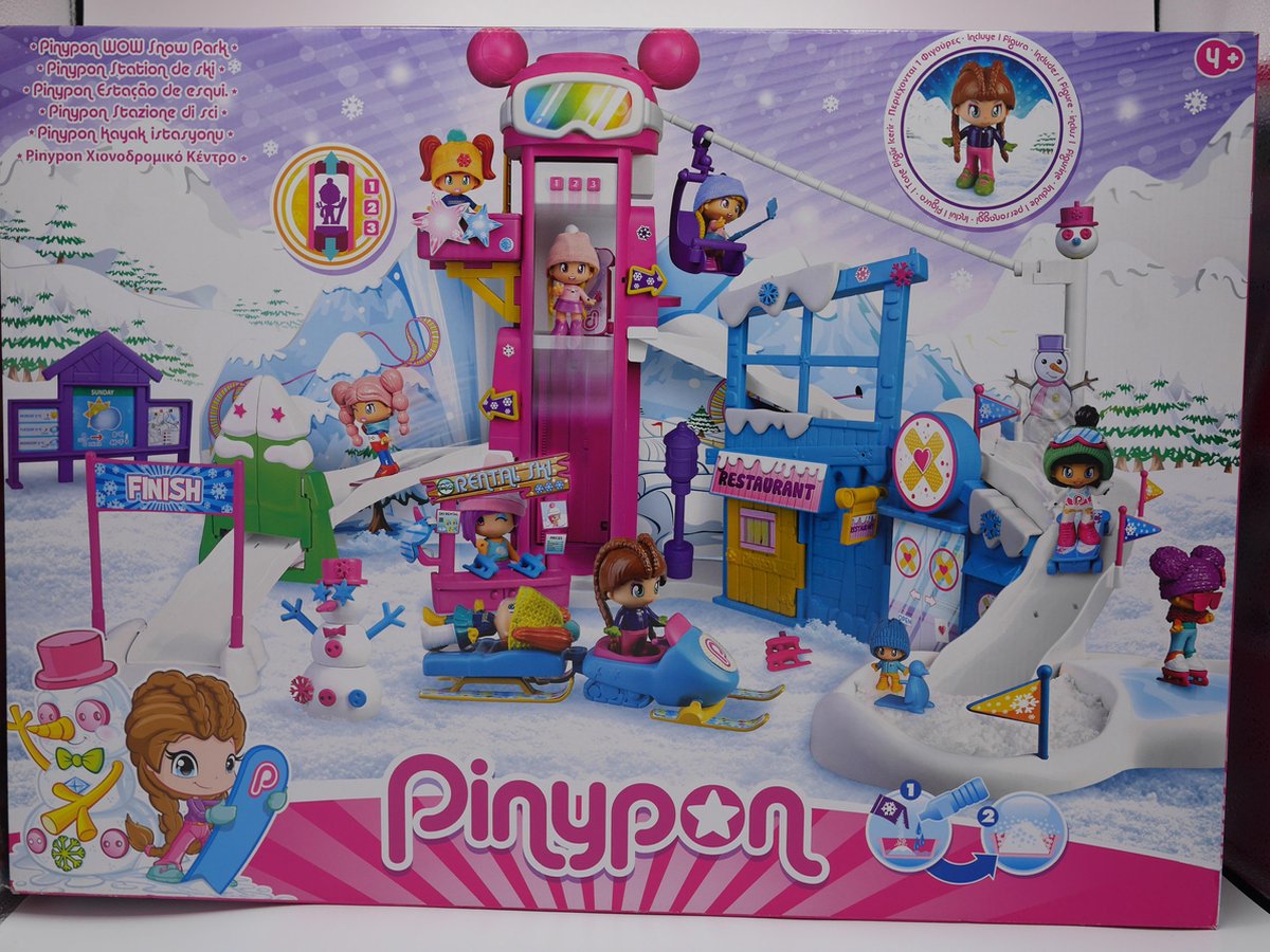 Parc à neige Pinypon wow avec 1 figurine de jeu. | bol