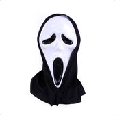 Dayshake Scream masker met hoofddoek - Halloween mask - Dames en Heren Kostuum