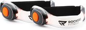 Rockerz Fitness® - Hardloop verlichting - Hardloop lampjes incl batterijen - LED verlichting voor om je armen - Water resistant - Set van 2 - Kleur: Oranje