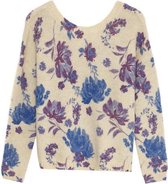 Beige print trui Damien - Grace & Mila