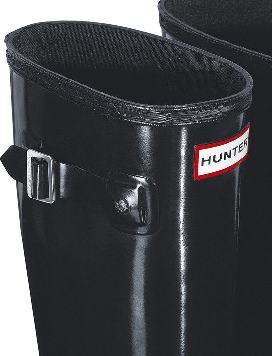 Hunter Snowboots Dames - Glanzend Zwart - Maat 36